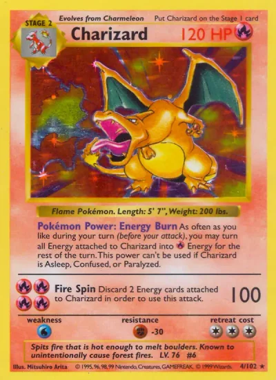 Charizard (Base Set Shadowless)